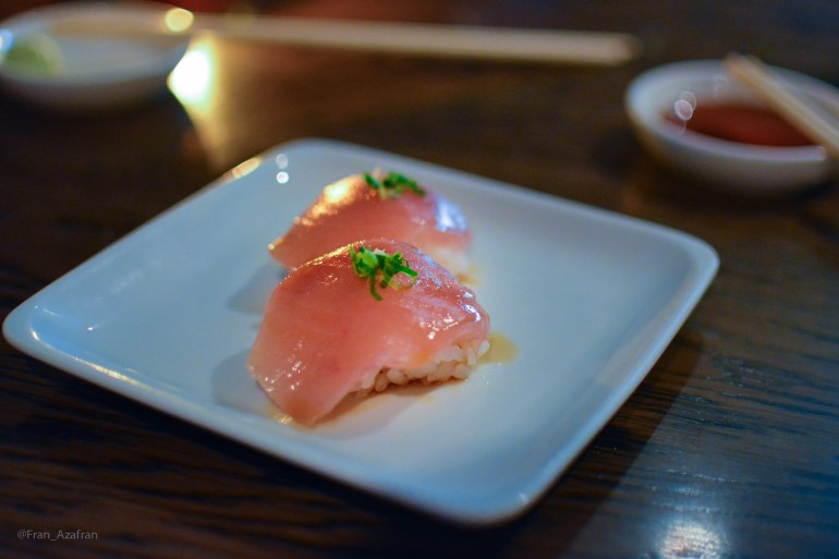 Albacore Belly Nigiri Sushi